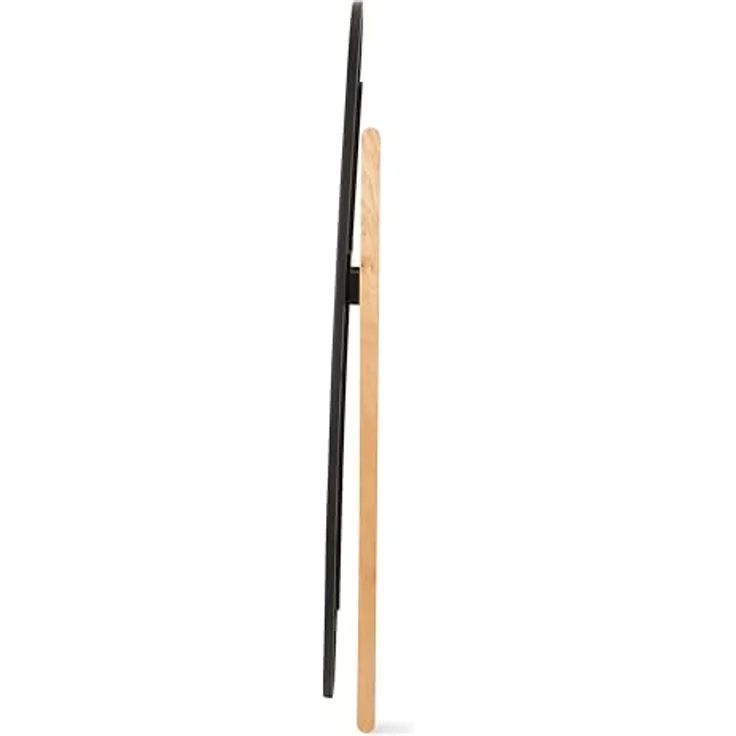 Umbra Furniture Hub Flur Spiegel, Standspiegel, mit Gummirand, Eschenholz und Spiegelglas, Schwarz / Natur, 358375045 – Bild 13