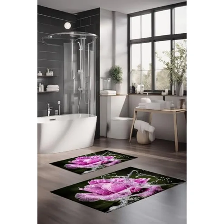 Mijolnir 'CT-5149' Badematten-Set (2-teilig), Mehrfarbig