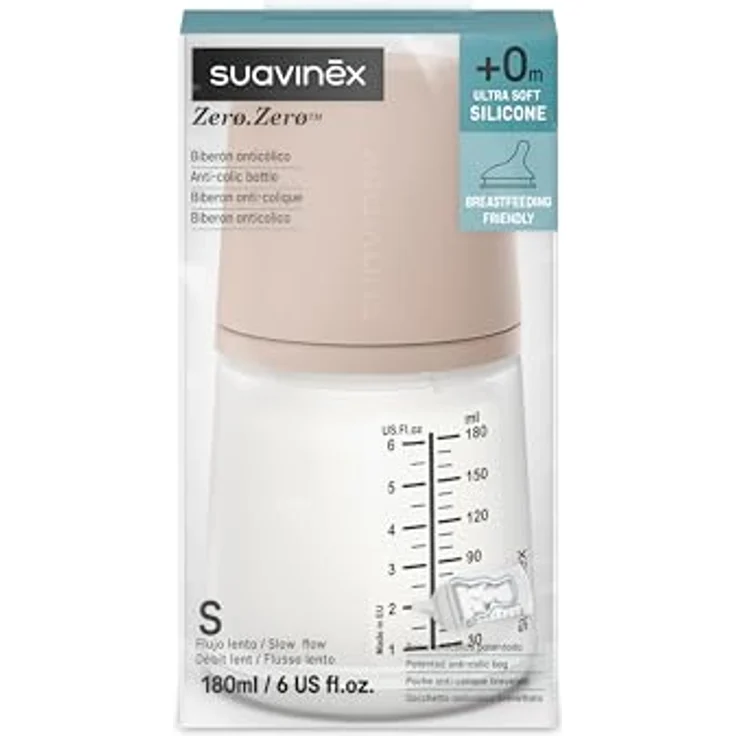 Suavinex Babyflasche - Zero Zero - Slow Flow 180ml – Bild 3