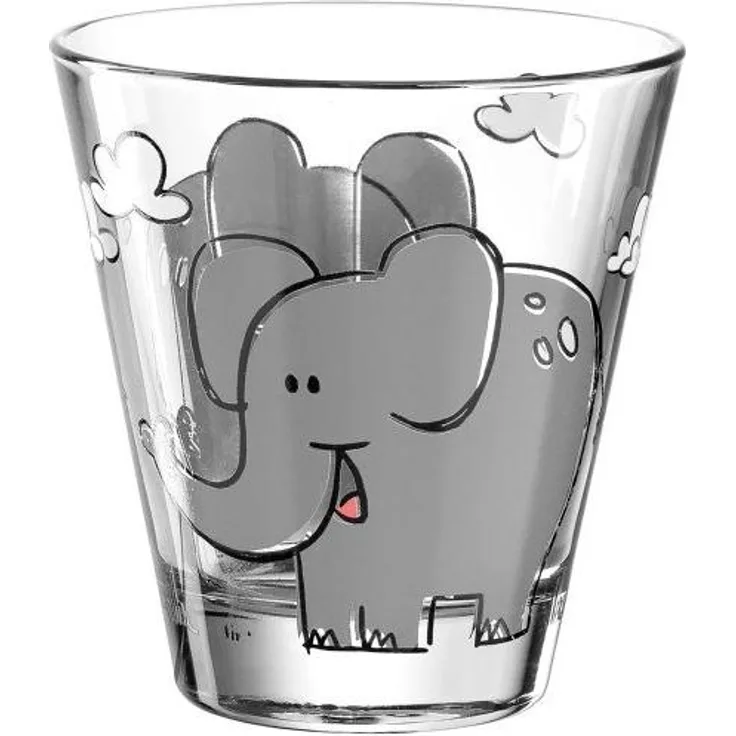LEONARDO Glasbecher OPTIC Bambini Elefant (215ml) 023552