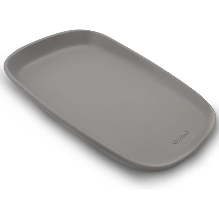 COIL Wickelauflage, Babypflegematte, Wickeltisch, Wickelunterlage, Wickelmulde, leichte Kommodenmatte, EVA-Schaum, Weich, wasserdicht, mit 11 cm hohem Rand, (Grau) – Bild 1