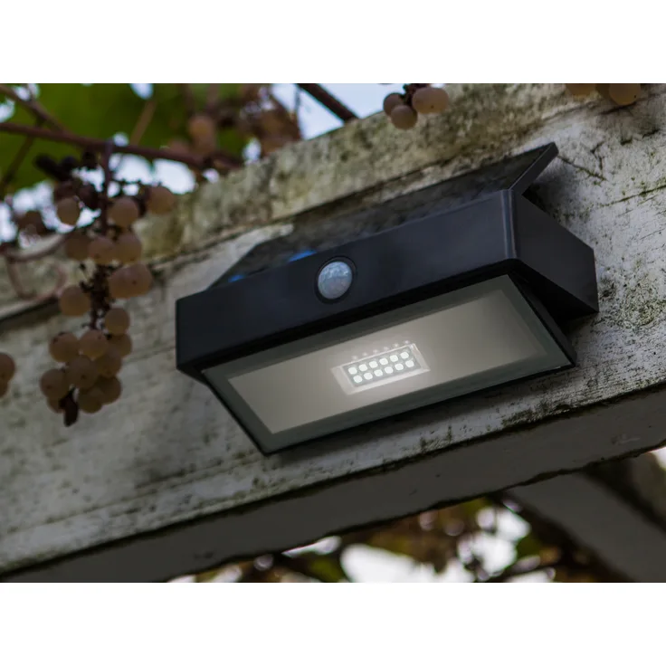 Lutec Arrow LED Außenwandleuchte anthrazit IP44 200lm 4000K 13x19x9cm