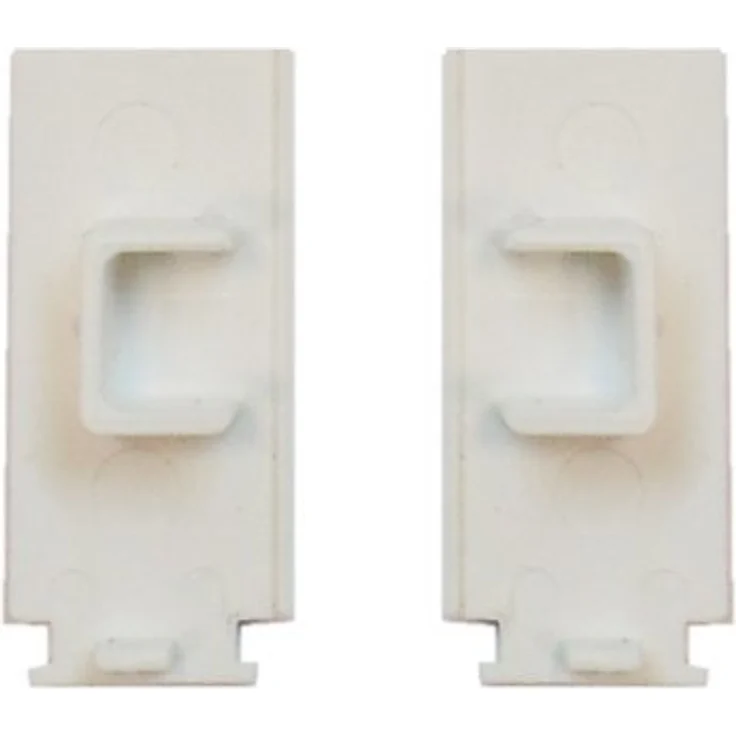 Garduna Gardinenschiene Enddeckel für Kunststoff-Gardinenschiene, 1-läufig, Kunststoff – Bild 3