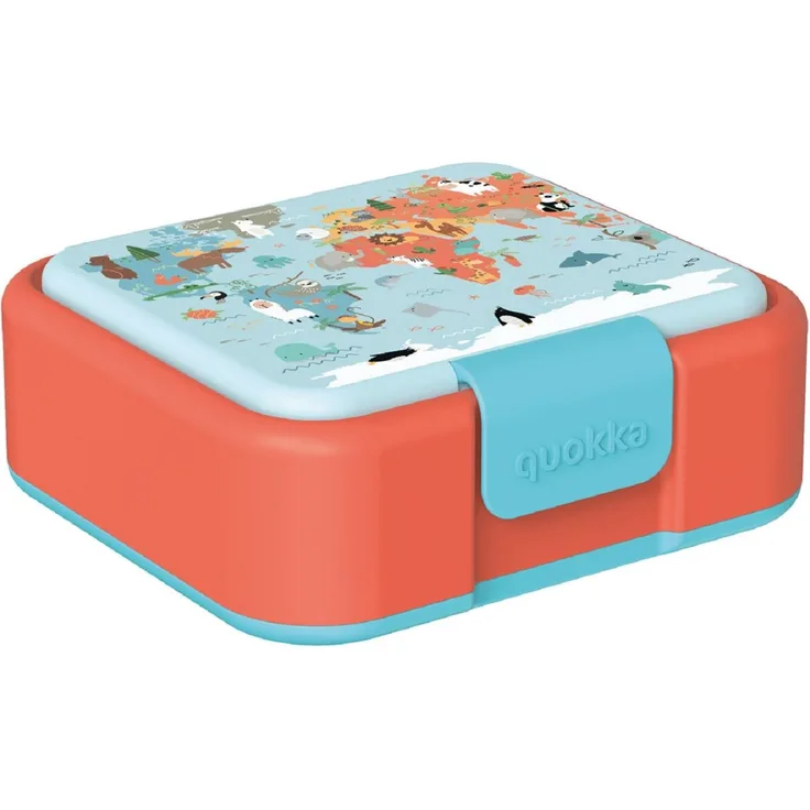 Quokka Map of Life Brotdose Doppelwand Kinder Lunchbox 3-Fächer