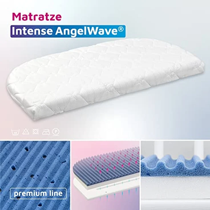 Babybay 'Intense AngelWave' Gelschaumkernmatratze für Maxi und Boxspring – Bild 4