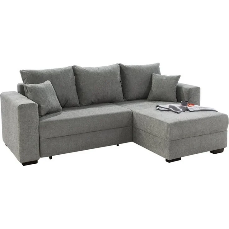 Jockenhöfer Gruppe Ecksofa Elmau L-Form, B: 235 cm, mit Bettfunktion, Bettkasten & 2 Zierkissen – Bild 4