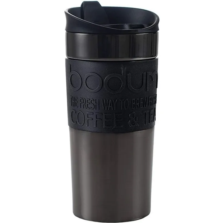 BODUM TRAVEL MUG - 0. 35 l - gun metal