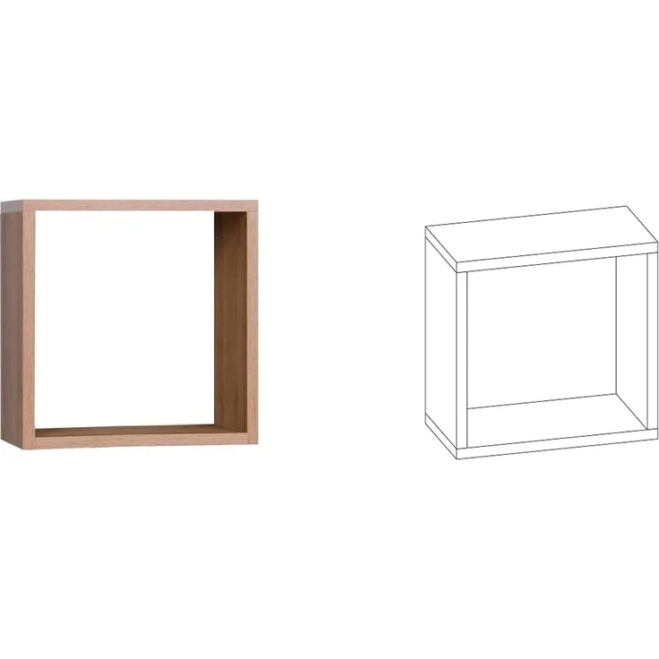 Marmex Möbel Grant Set-10 Komplettes Jugendzimmer-Set, 8-teilig, mit hohem Eckschrank, Kommode mit Schubladen, Kinderzimmermöbel mit Schreibtisch, laminierte Spanplatte, weiß+riviera Eiche, 341/91x235x55 cm – Bild 3