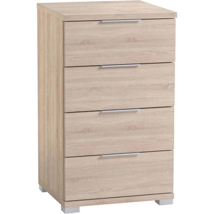 Nachttisch Svenja / Smilla, Holzwerkstoff, Holzfarben, 46 x 79 x 42 cm – Bild 1