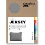 Schlafgut 'EASY' Kissenbezug, Jersey, Grey Mid, 60x80 cm