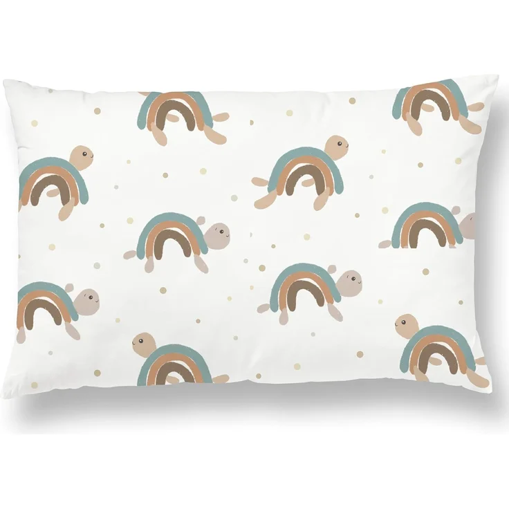SUPERBE BEBE Kinderkissen Mit Kopfkissenbezug Baumwolle - Kissen für Kinder 1 bis 3 Jahre Größe 33x45 cm - Weiches Kissen Hypoallergen Maschinenwaschbar Ideal Fürs Bett oder Auf Reisen EIN Nickerchen – Bild 1