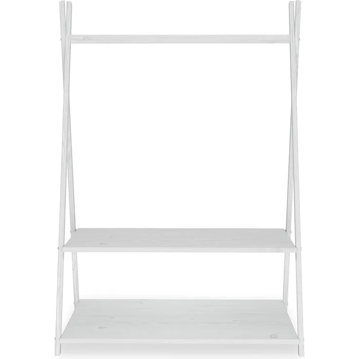 IDIMEX Kinderkleiderschrank DANILO Kindergarderobe freistehend Ablage Tipidesign