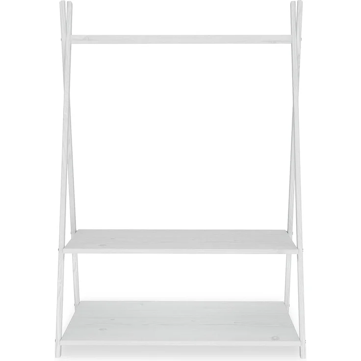 IDIMEX Kinderkleiderschrank DANILO Kindergarderobe freistehend Ablage Tipidesign – Bild 1