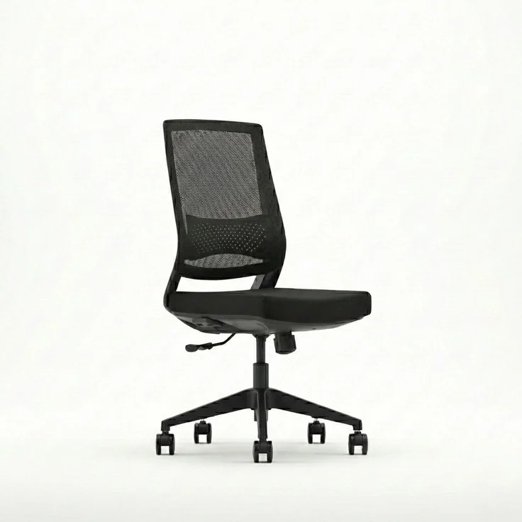 VALKENSTOL M2 Essential - Bürostuhl Ergonomisch Testsieger - 5 Jahre Garantie - Schreibtischstuhl ohne Armlehnen ohne Kopfstütze - Computerstuhl – Bild 1
