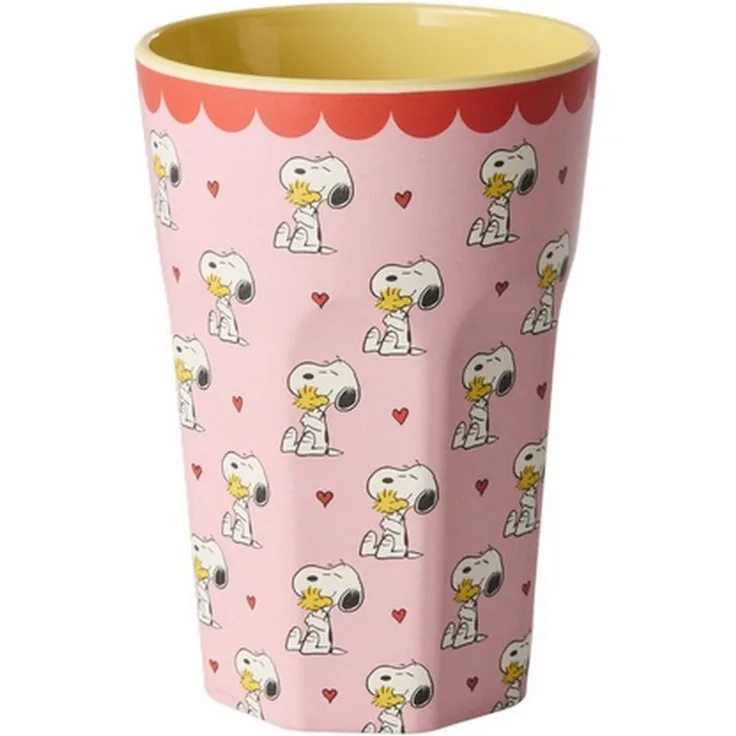 rice Becher Melamin Snoopy Design 400 ml, robust, spülmaschinengeeignet