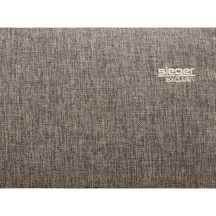 Sieger 5510 4951 Hocker-Auflage Schaum / Vlies Füllung, Polypropylen Marone 49 x 4 x 49 cm – Bild 2