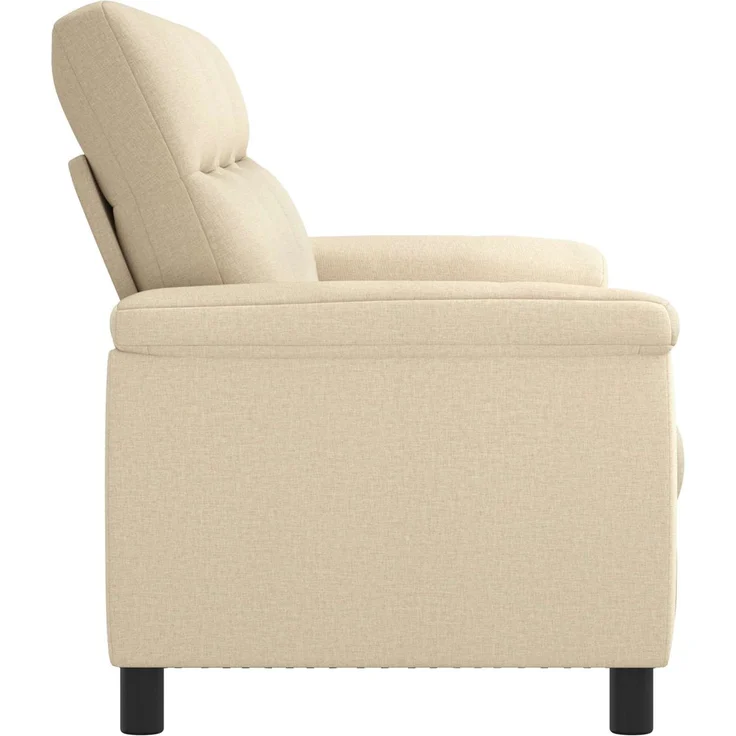 vidaXL Sofa Creme 214 x 90 x 95 cm Stoff 42040971 – Bild 3