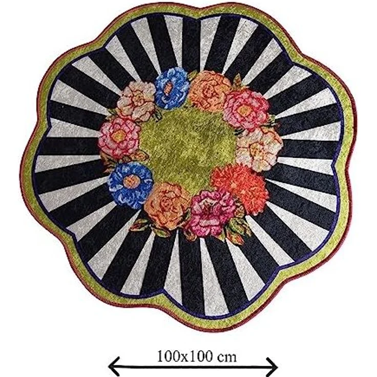 Badteppich Blumenform – Bild 3