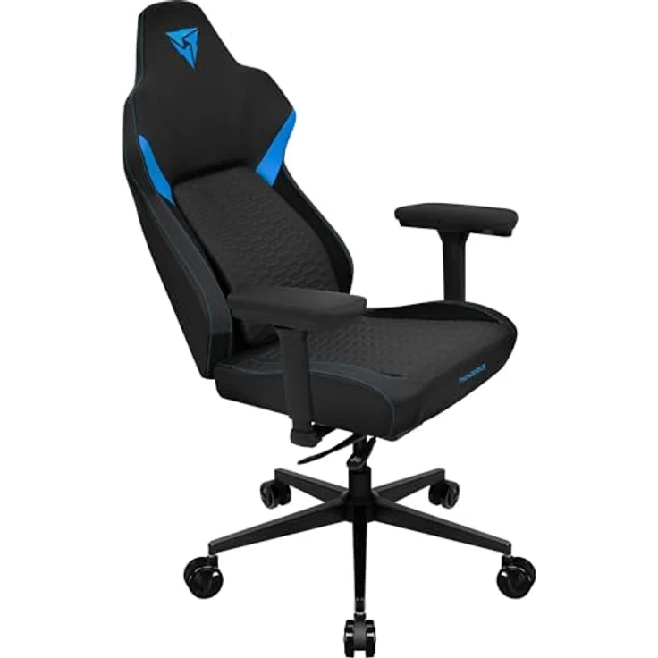 ThunderX3 CORE Smart Ergonomischer Gaming Stuhl mit Kunstleder-Rückenlehne, 3D-Armlehnen, bis 125 kg belastbar - Racer Blau – Bild 4