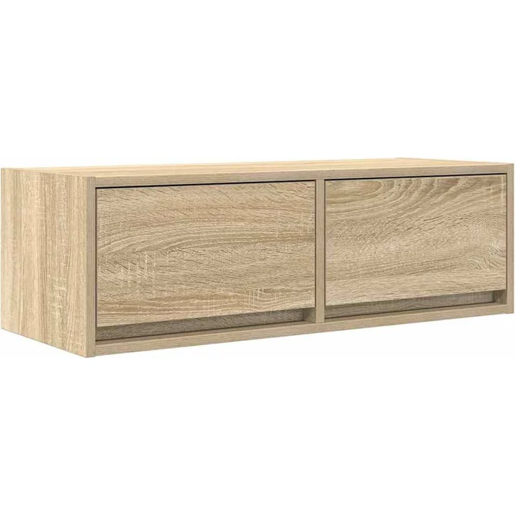 2 pcs TV-Schrank, Lowboard TV Sonoma-Eiche 80x31x25,5 cm Holzwerkstoff – Bild 5