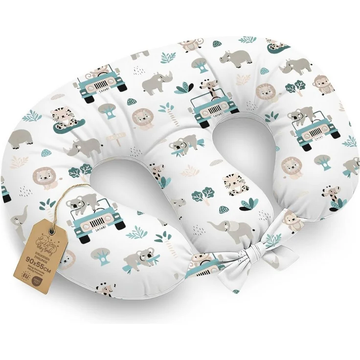 Totsy Baby Stillkissen Breastfeeding Pillow XXL for Twins - Twin Nursing Cushion – Bild 1