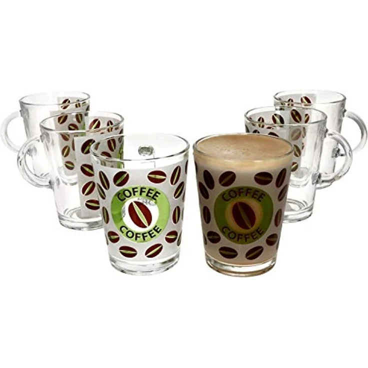 Ritzenhoff & Breker Becher 6er Set Kaffeebecher 380ml Cremona Grün 10,5 cm - Ritzenhoff 0806175, Glas – Bild 2