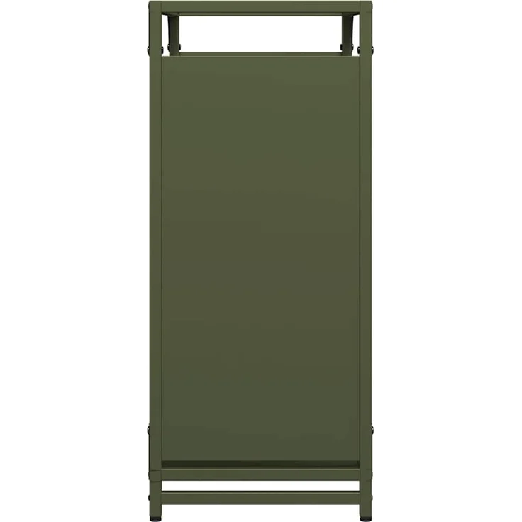 vidaXL Brennholzregal Olivgrün 60x28x65 cm Kaltgewalzter Stahl 864202 – Bild 5