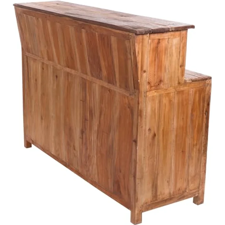 DESIGN DELIGHTS Barschrank BARSCHRANK "PUREWOOD", 150x110x55cm (BxHxT), Hausbar, Verkaufstresen – Bild 6