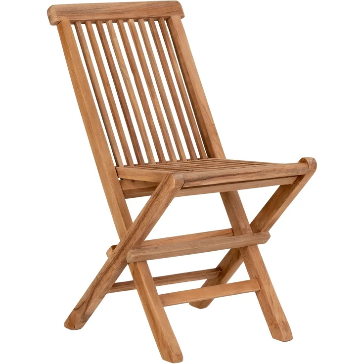 Kinderklappstuhl >Toledo< (2er-Set) in Teak, Massivholz - 31x58x42cm (BxHxT) – Bild 1