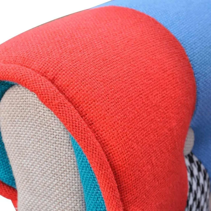 vidaXL Sessel mit Patchwork-Design Stoff [241027] – Bild 5
