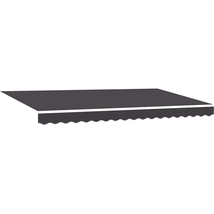 Einziehbare Markise, Sonnenmarkise Anthrazit 350x200 cm Stoff – Bild 5