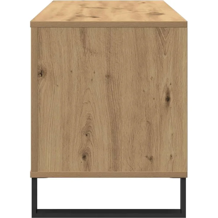 vidaXL Schallplattenschrank mit Regal Artisan-Eiche 100 x 38 x 48 cm 862906 – Bild 5