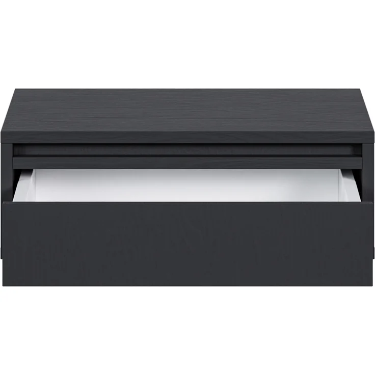 Selsey 'Evo' Nachtkonsole mit Schublade, schwarz, ca. 17 x 50 x 34 cm – Bild 7