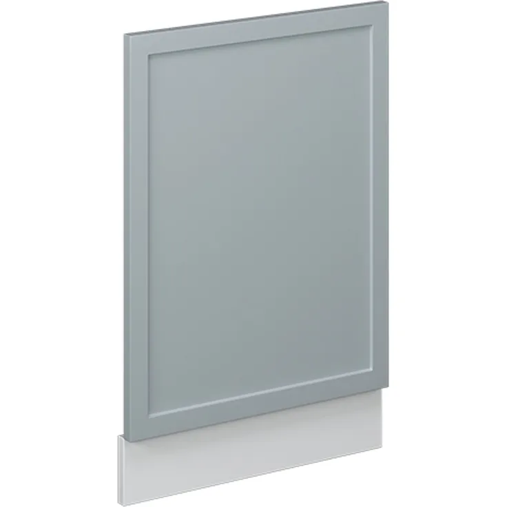 Frontblende Fame-Line Hellblau-grau 45 cm ohne Arbeitsplatte Vicco