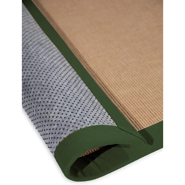 carpetfine Sisalteppich Sisal, rechteckig, Höhe: 5 mm, mit farbiger Bordüre, Anti Rutsch Rückseite – Bild 6