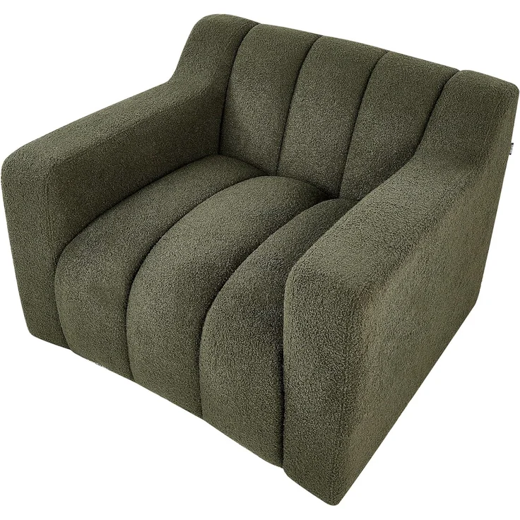 Sessel AGERUP Bouclé Dunkelgrün – Bild 7