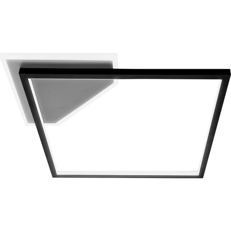 LED Deckenleuchte, schwarz, dimmbar, L 46,6 cm – Bild 1