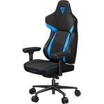 ThunderX3 CORE Racer Gaming-Stuhl, Ergonomisch, SYNC6 Sechsfache Verstellbarkeit, CORED.RDY 360 Technologie, Abnehmbares Kopfstützenkissen, Vielseitige 3-in-1 Fußstütze, Blau