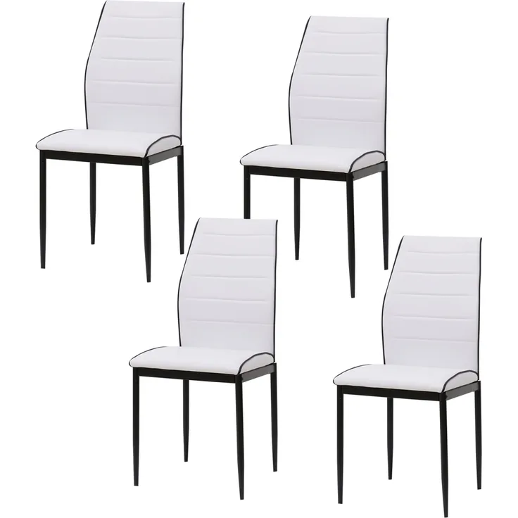 HTI-Living Madison PU Weiß Stuhl