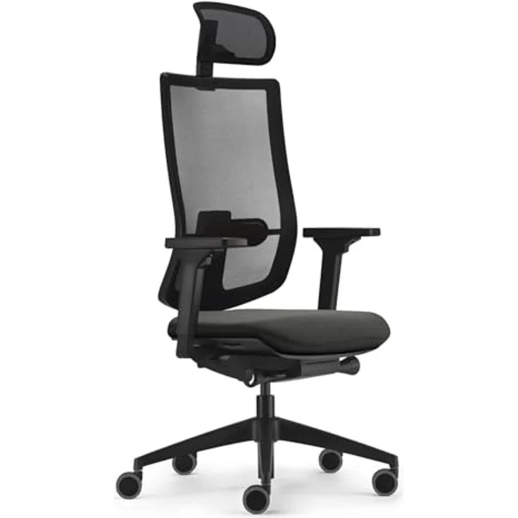 Sedus, se:do PRO Light 2, ergonomischer Bürostuhl, Netzmembran, anthrazit, Lordosenstütze, Nackenstütze, höhenverstellbar – Bild 2
