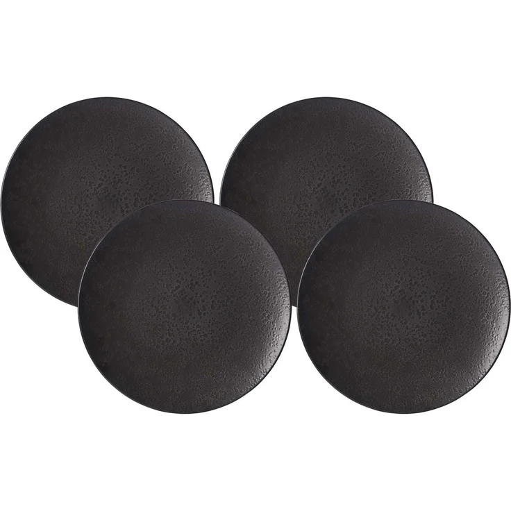 Ritzenhoff & Breker Kitwe Speiseteller ø 28 cm schwarz 4er Set – Bild 1
