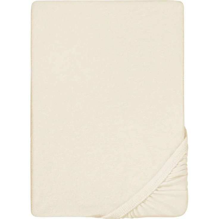 biberna Frottee-Stretch-Spannbetttuch 0012344, natur, 1x 180x200 cm - 200x200 cm – Bild 5