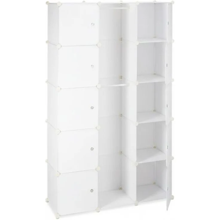 Regalsystem Kleiderschrank 11 Fächer – Bild 8