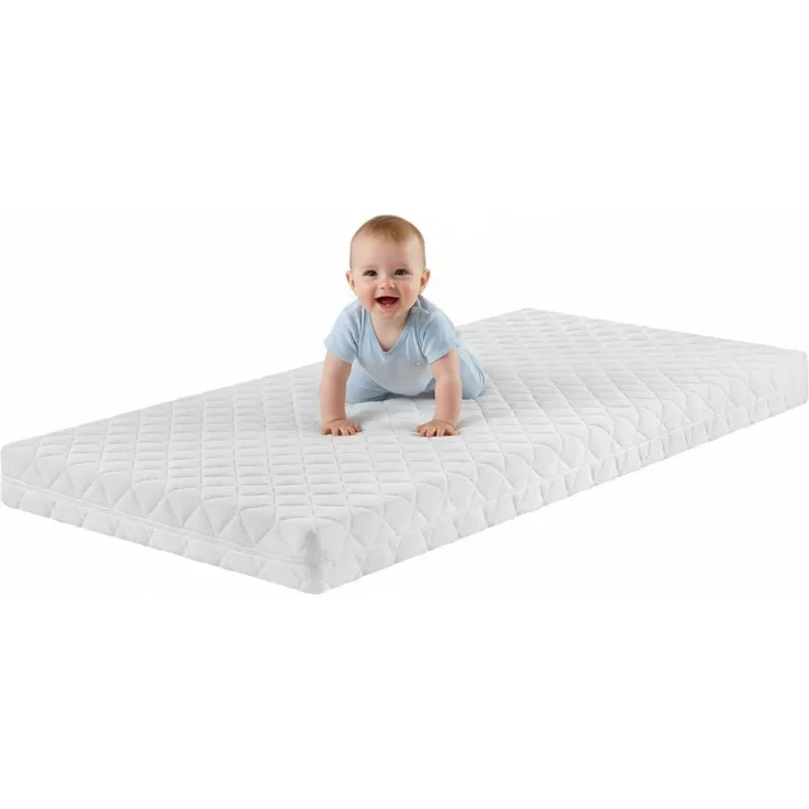 Bodyprotect Kindermatratze 80x160 cm mit Trittkante, Komfortschaum Kinder & Baby Matratze, Babymatratze, Komfortschaummatratze 80 x 160 cm, Höhe ca. 9cm, Made in EU, Oeko-Tex, waschbar bis 95 Grad