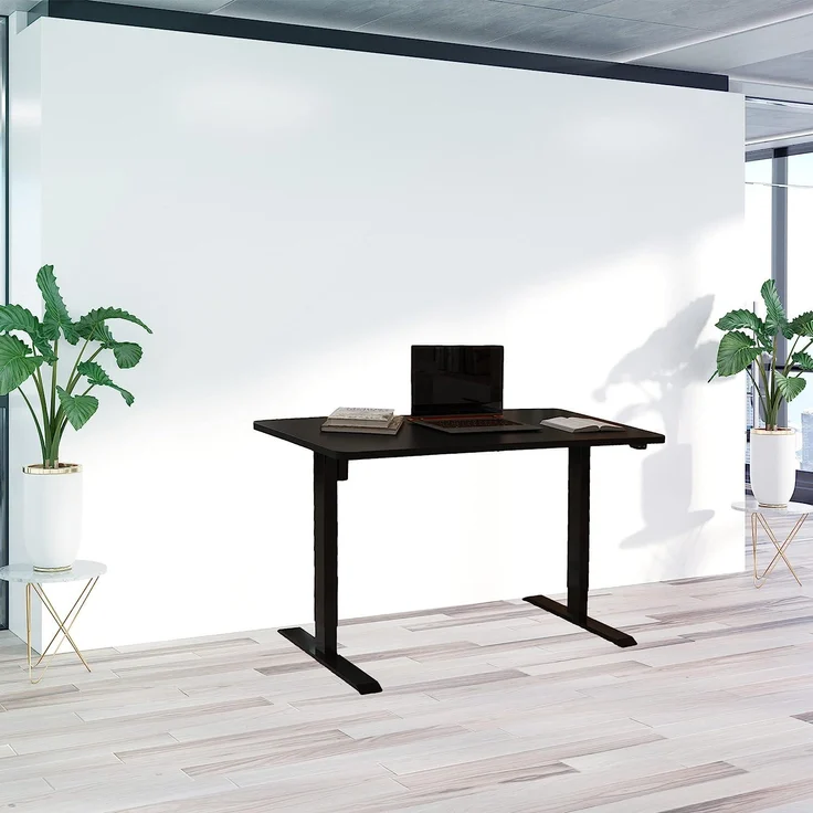 celexon elektrisch höhenverstellbarer Schreibtisch Professional eAdjust-58123 - schwarz – Bild 2
