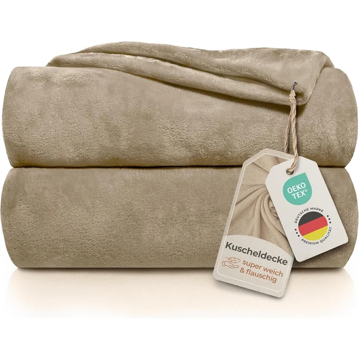 Wohndecke Kuscheldecke super weich & flauschig – warme Fleecedecke, Gräfenstayn, warme Wolldecke, Sofadecke & Tagesdecke - Überwurf Sofa, Couch – Bild 1