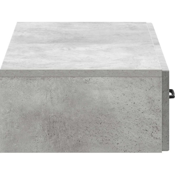 vidaXL Wandmontierter Beistelltisch Betongrau 87,5 x 34,5 x 17 cm 899348 – Bild 5