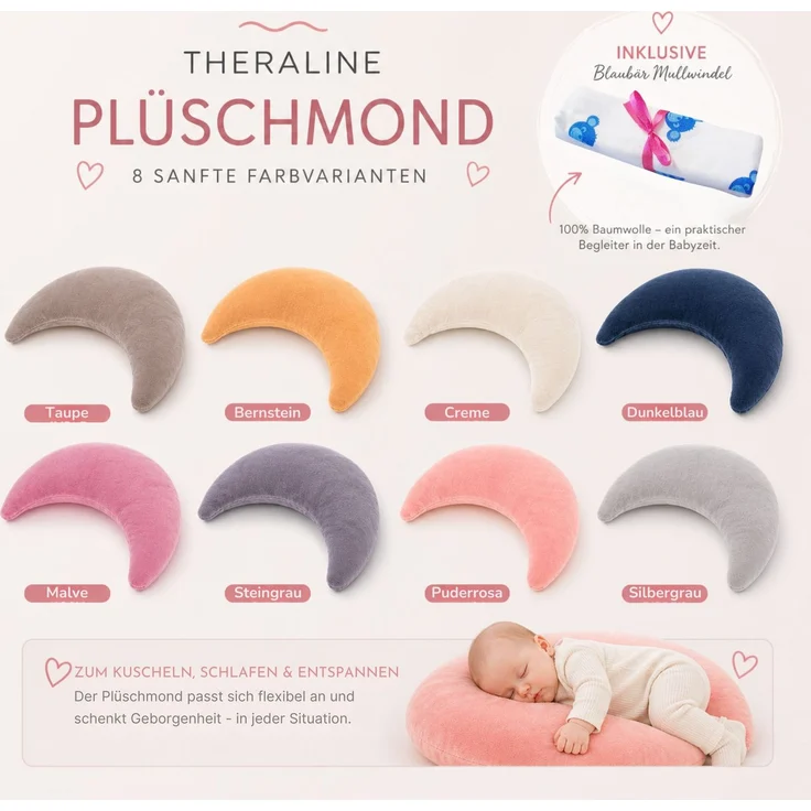 Kinderhaus Blaubaer Stillkissen Plüschmond Stillkissen TOP – Bild 7