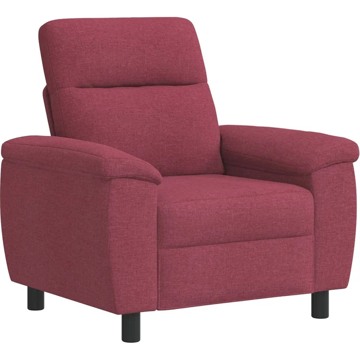 vidaXL Sofa Weinrot 95 x 90 x 95 cm Stoff 42040898 – Bild 1
