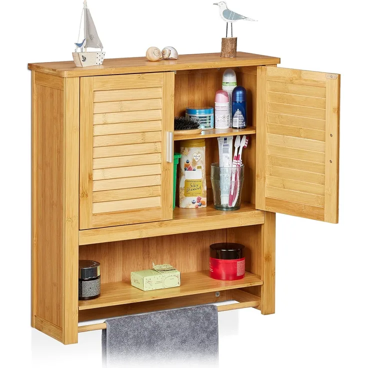 Hängeschrank LAMELL Bambus